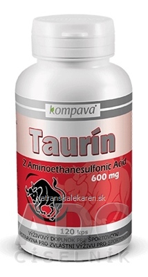 kompava Taurín 600 mg cps 1x120 ks