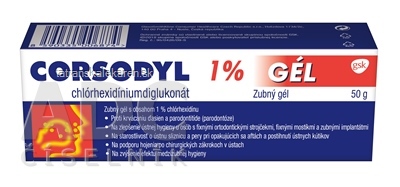 CORSODYL 1% GÉL gel dnt 1x50 g