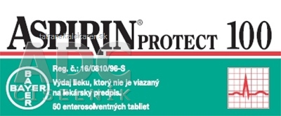 ASPIRIN PROTECT 100 tbl ent 100 mg (blis.Al/PP priehľ.) 1x50 ks