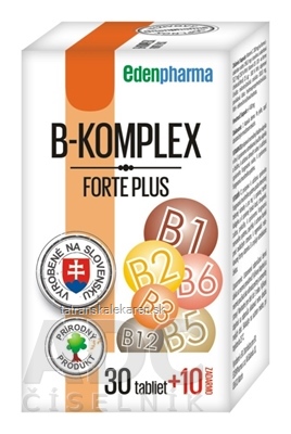 EDENPharma B-KOMPLEX forte plus tbl 30+10 zadarmo (40 ks)