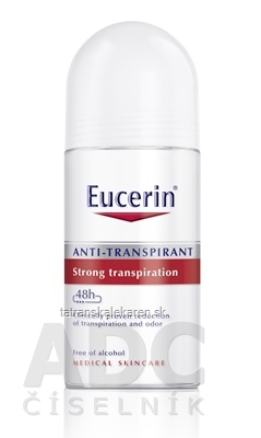 Eucerin Deo Guličkový antiperspirant roll on 1x50 ml