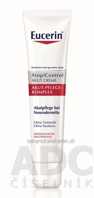 Eucerin AtopiControl ACUTE KRÉM suchá a atopická pokožka 1x40 ml