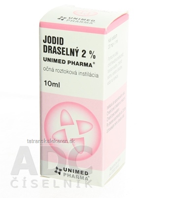 JODID DRASELNÝ 2 % UNIMED PHARMA int opo (fľ.PE) 1x10 ml