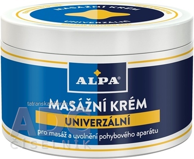 ALPA MASÁŽNY KRÉM Univerzálny 1x250 ml