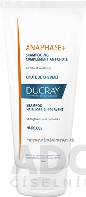 DUCRAY ANAPHASE+ SHAMPOOING doplnková starostlivosť pri vypadávaní vlasov 1x200 ml