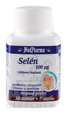 MedPharma SELÉN 100 µg tbl 1x37 ks