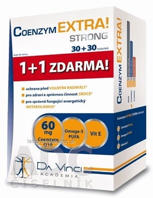 COENZYM EXTRA STRONG 60MG - DA VINCI cps 30+30 zadarmo (60 ks)