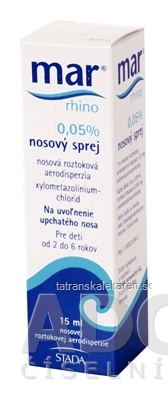 MAR rhino 0,05% nosový sprej aer nao 1x15 ml