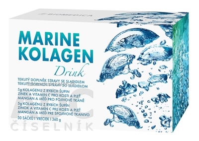 BIOMEDICA MARINE KOLAGEN Drink vrecúška 30x12 g (360 g)