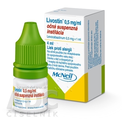 Livostin 0,5 mg/ ml int opu 1x4 ml