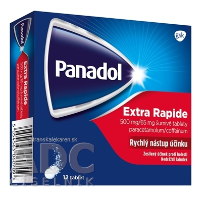 Panadol Extra Rapide tbl eff 500 mg/65 mg 1x12 ks