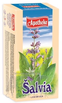 APOTHEKE ČAJ ŠALVIA LEKÁRSKA 20x2 g (40 g)