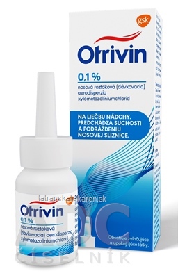 Otrivin 0,1 % aer nao (fľ.HDPE s dávkovačom) 1x10 ml