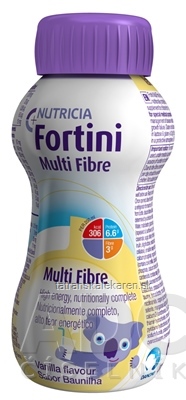 Fortini Multi Fibre pre deti výživa s vanilkovou príchuťou (inov.2014) 1x200 ml