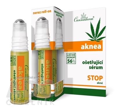 Cannaderm AKNEA ošetrujúce sérum na akné, roll-on, 1x5 ml