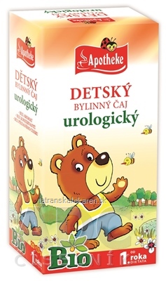 APOTHEKE BIO DETSKÝ BYLINNY ČAJ UROLOGICKÝ nálevové vrecká (od ukončeného 1. roka) 20x1,5 g (30 g)