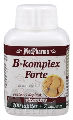 MedPharma B-komplex Forte tbl 100+7 zadarmo (107 ks)