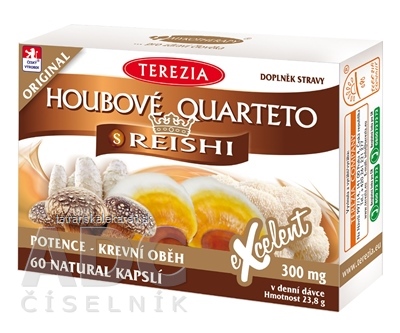 TEREZIA HUBOVÉ QUARTETO s REISHI 60 cps 1x60 ks