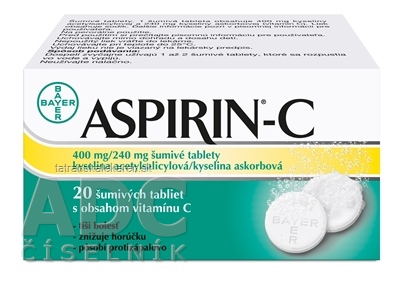 ASPIRIN-C tbl eff 1x20 ks