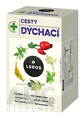 LEROS DÝCHACIE CESTY nálevové vrecká (inov. 2021) 20x1,5 g (30 g)