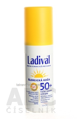 Ladival ALLERG SPF 50+ sprej na ochranu kože pred slnkom 1x150 ml