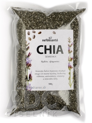 nefdesanté CHIA semienka semená Šalvie (Salvia Hispanica) 1x500 g