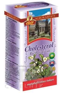AGROKARPATY CHOLESTEROL Ružbašský čaj prírodný produkt, 20x2 g (40 g)