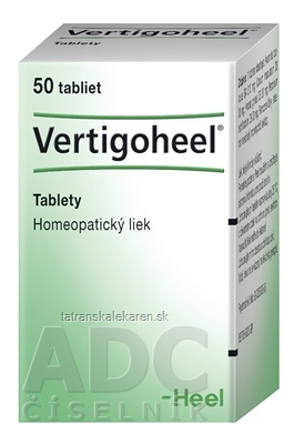 Vertigoheel tbl 1x50 ks