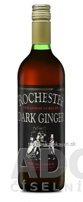 ROCHESTER DARK GINGER nealkoholický zázvorový nápoj s karamelom 1x725 ml