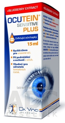 OCUTEIN SENSITIVE PLUS očné kvapky 1x15 ml