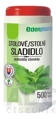 EDENPharma STOLOVÉ SLADIDLO - Stevia tbl 1x500 ks