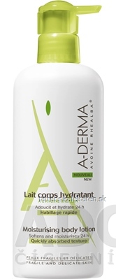 A-DERMA LAIT CORPS HYDRATANT hydratačné telové mlieko 1x400 ml