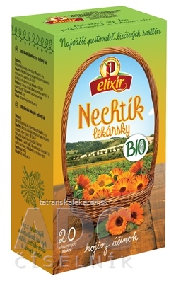 AGROKARPATY BIO Nechtík lekársky bylinný čaj, prírodný produkt, 20x2 g (40 g)