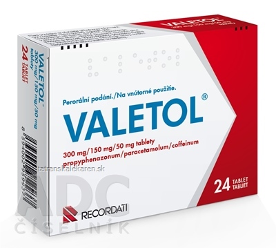 VALETOL tbl (blis.PVC/Al) 1x24 ks