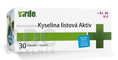 VIRDE KYSELINA LISTOVÁ AKTIV cps 1x30 ks