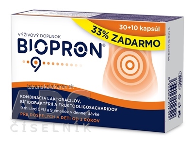 BIOPRON 9 cps 30+10 (33% zdarma) (40ks)