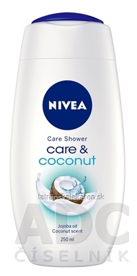 NIVEA Sprchový gél Care&Coconut 1x250 ml