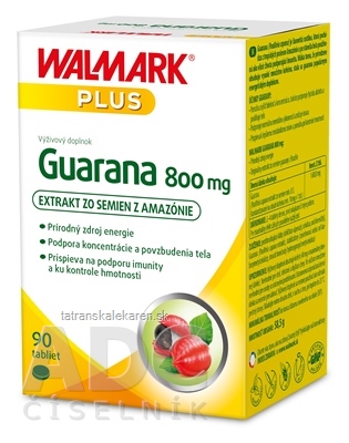 WALMARK Guarana 800 mg tbl 1x90 ks