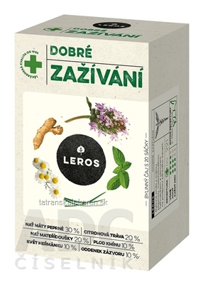 LEROS DOBRÉ TRÁVENIE nálevové vrecká (inov. 2021) 20x1,5 g (30 g)