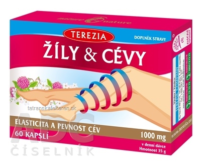 TEREZIA ŽILY & CIEVY cps 1x60 ks