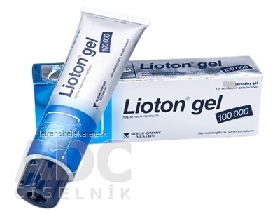 Lioton gel 100 000 gel (tuba Al) 1x100 g