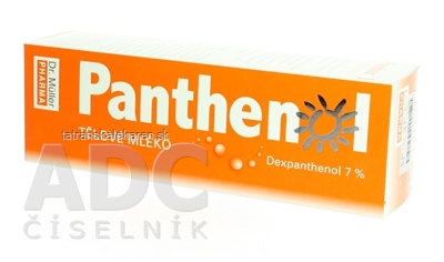 Dr. Müller PANTHENOL PLEŤOVÉ MLIEKO 1x200 ml