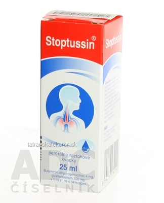 STOPTUSSIN gto por (fľ.skl. s kvapk.) 1x25 ml