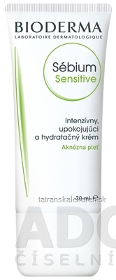 BIODERMA Sébium Sensitive intenzívny krém, aknózna pleť 1x30 ml