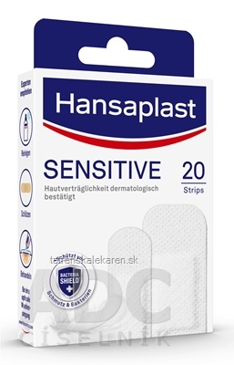 Hansaplast SENSITIVE hypoalergénna náplasť (inov.2021) 1x20 ks