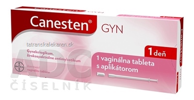 Canesten GYN 1 deň tbl vag 500 mg 1x1 ks