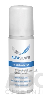 Alfasilver na ošetrenie rán, sprej 1x125 ml