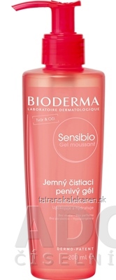 BIODERMA Sensibio Gel moussant jemný čistiaci penivý gél 1x200 ml