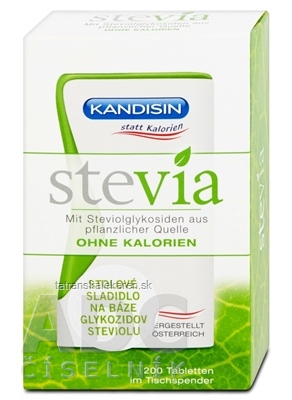 KANDISIN Stevia sladidlo tablety 1x200 ks
