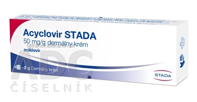 Acyclovir STADA crm (tuba Al) 1x2 g